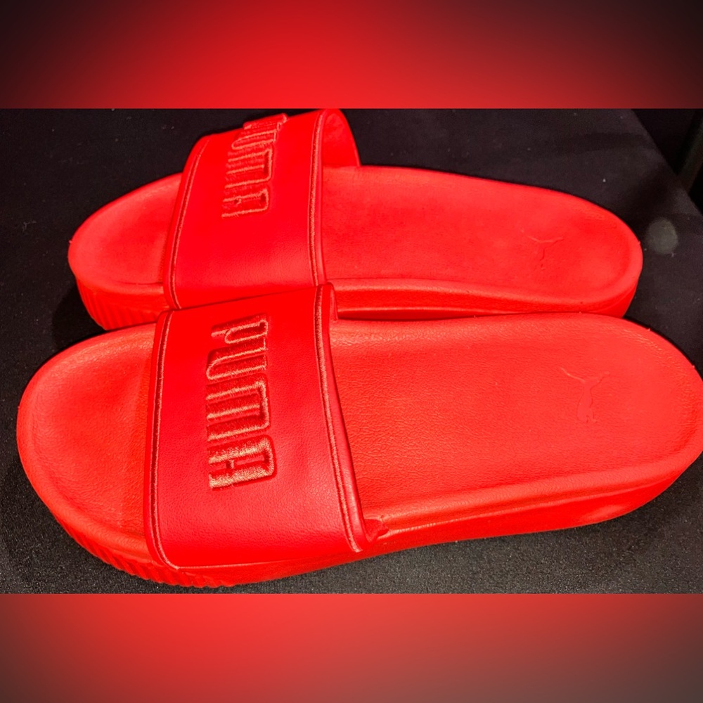 Puma Platform Soft Slides - image 1